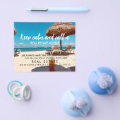 strand van onroerend goed Aankondiging Flyer (Enkel)