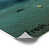 strand van Paros Kite Poster (Hoek)