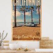  strand van San Onofre Poster (Keuken)