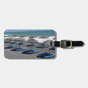 Strand van Santorini, Griekenland Bagagelabel