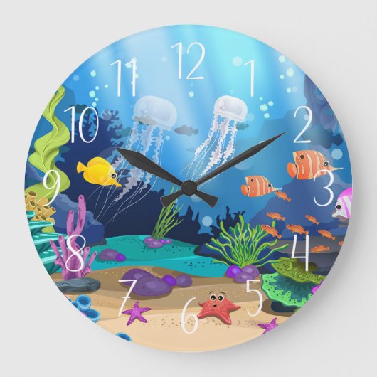 strand van schatvis grote klok (Voorkant)