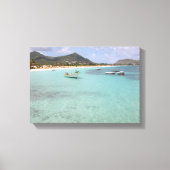 Strand van St. Maarten Canvas Afdruk (Voorkant)