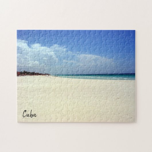 strand van varadero legpuzzel (Horizontaal)