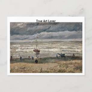 Strand van Vincent van Gogh in Scheveningen Briefkaart