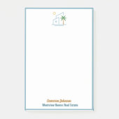 Strand Vastgoedbedrijf Aangepaste Kust Makelaar Post-it® Notes (Voorkant)
