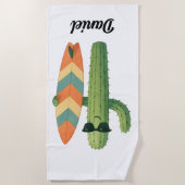 Strand Vibes Cactus Strandlaken (Voorkant)