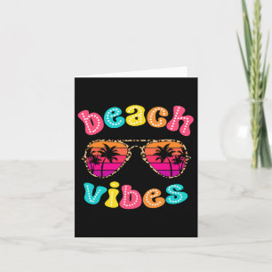 Strand Vibes Zomer Zonnebrillen Retro Schattige Me Kaart