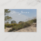 strand visitekaartje (Achterkant)