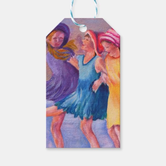 STRAND VRIENDINNEN CADEAULABEL (Voorkant)