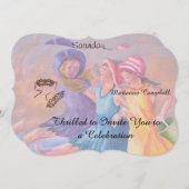 STRAND VRIENDINNEN  KAART (Voorkant / Achterkant)