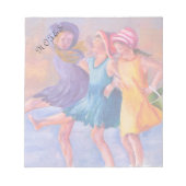 STRAND VRIENDINNEN NOTITIEBLOK (Voorkant)