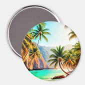 Strand wallpaper magneet (Voorkant / Achterkant)