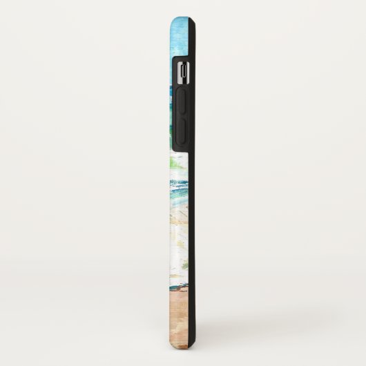 strand Water Kustlijn Shoreline Monogram Case-Mate iPhone Case (Achterkant/links)