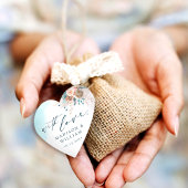 Strand Waterverf bruiloft Bedankjes Labels