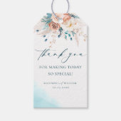 Strand Waterverf Dank u Cadeaulabel (Voorkant)