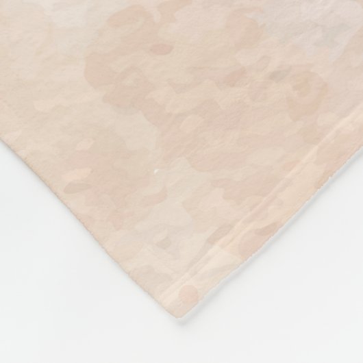 Strand Waterverf Fleece Deken (Hoek)