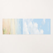 Strand Waterverf gepersonaliseerde naam Yogamat (Voorkant (horizontaal))