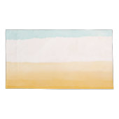 Strand Waterverf Kussensloop (Achterkant)