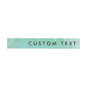 Strand Waterverf Zout Wrap Around Invite Labels Omwikkelbaar Adreslabel (Individueel)