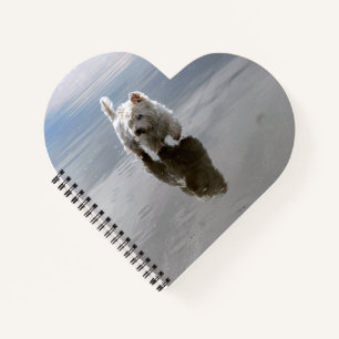 Strand Westie Reflectie Foto Notitieboek