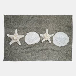 Strand X's en O's Foto Keukenhanddoek