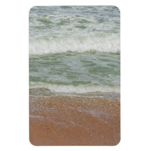 Strand Zand Oceaan Water Zee Tropisch Natuur Foto Magneet