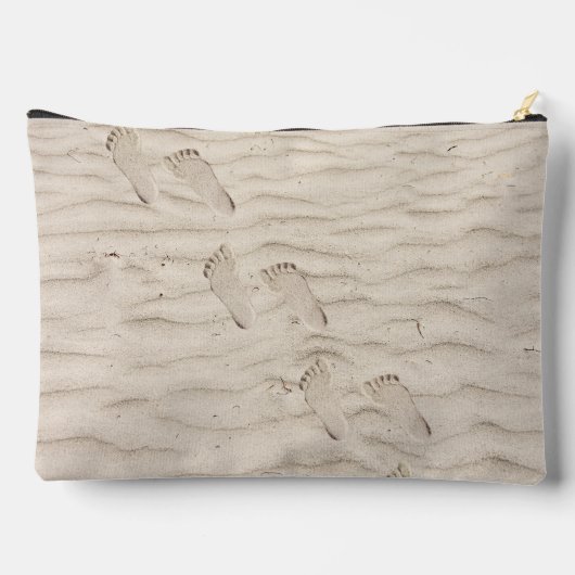 Strand Zand Voetafdrukken Etui (Achterkant)