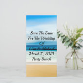 Strand Zand Zee Save The Date (Staand voorkant)