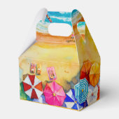 Strand Zandgolven Dank je Bedankdoosjes (Achterkant)