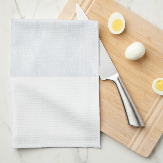 Strand Zee Ocean White Blue Theedoek (Quarter Fold)