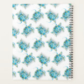 Strand Zee Schildpadpatroon Terug naar School Plan Planner (Achterkant)