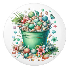 Strand Zee Shell Ladeknoppen - SRF Keramische Knop