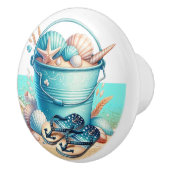 Strand Zee Shell Ladeknoppen - SRF Keramische Knop (Rechts)