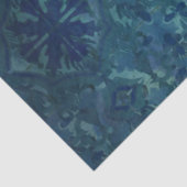 Strand Zee Shore Navy Blauw Houtpatroon Tissuepapier (Detail)