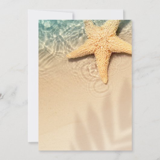 Strand Zee ster String Lights Save The Date (Achterkant)