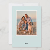 Strand Zeeen en groeten Feestdagenkaart (Achterkant)