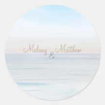 Strand Zeekant Strand Thema Trouwsticker