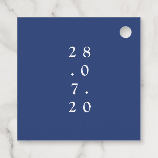 Strand Zeester Bedankjes Labels (Achterkant)