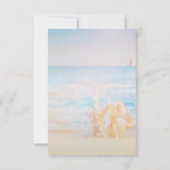 Strand, Zeester, Schelp Probediner Kaart (Achterkant)