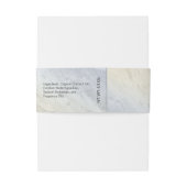 Strand / Zeezout Dode Zee Zout Klei Handgemaakte Z Uitnodigingen Wikkel (Achterkant Voorbeeld)