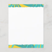 Strand Zomer Bruiloft Flyer (Achterkant)