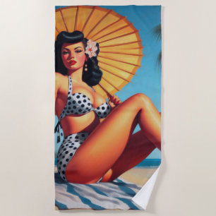 Strand Zomer Classic Pin Up Strandlaken