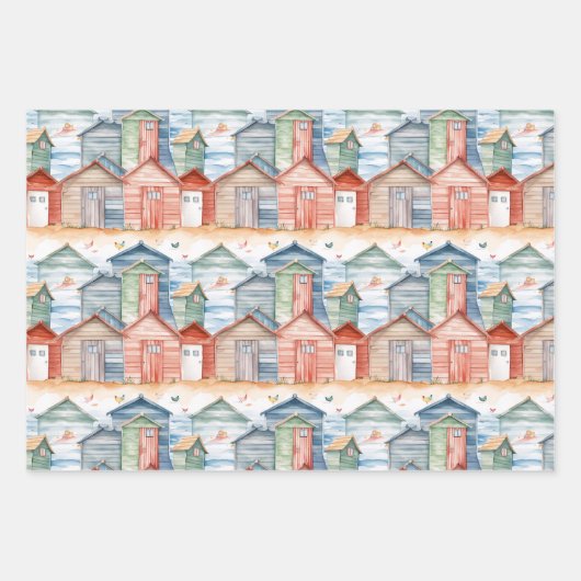 Strand Zomer inpakpapier (Voorkant 2)