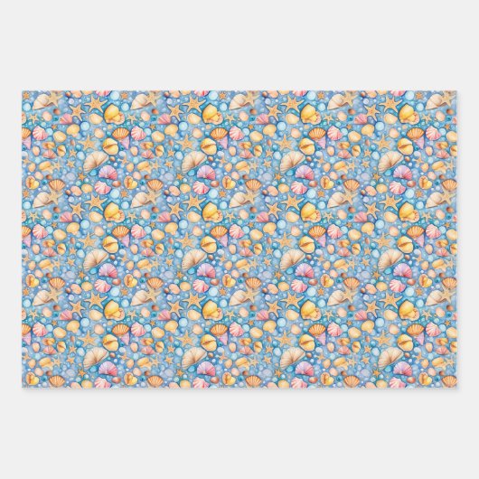 Strand Zomer inpakpapier (Voorkant 3)