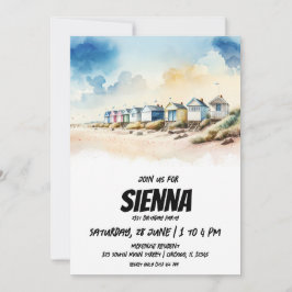 Strand Zomer Party uitnodiging