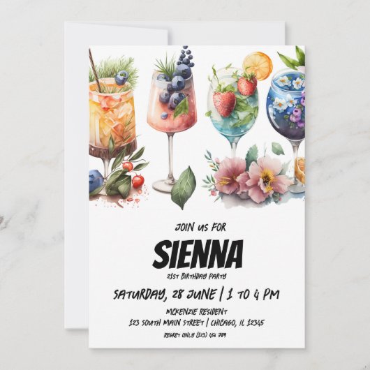 Strand Zomer Party uitnodiging (Voorkant)