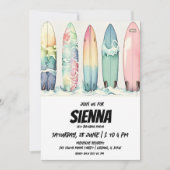 Strand Zomer Party uitnodiging (Voorkant)