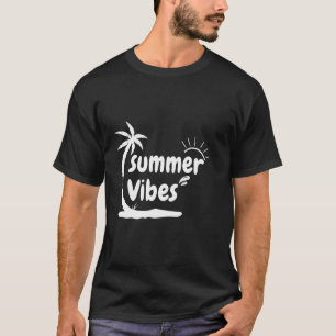 Strand Zomer Summeru2019s Vibes Zomer en School T-shirt