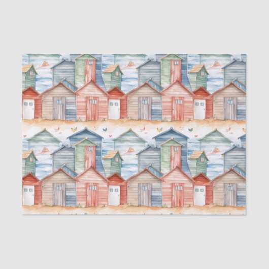 Strand Zomer Tissue Papier (Voorkant)