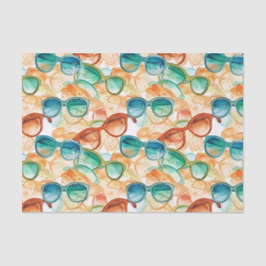 Strand Zomer Tissue Papier (Voorkant)